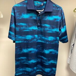 Walter Hagen Blue Performance Golf Shirt